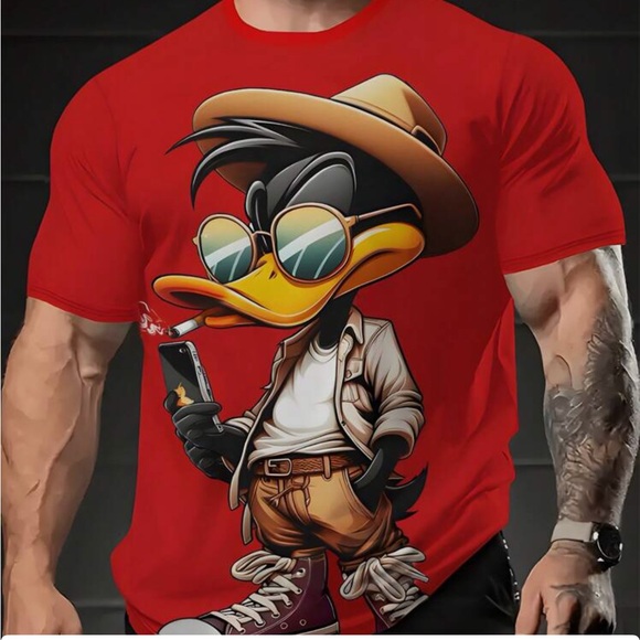 Very Kool Duck Mens oversized Tee Shirt - Picture 1 of 6